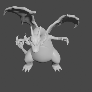 Charizard V1 Pokemon 3D Model - STL Files for 3D Printing