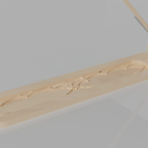 Incense boat for aromatherapy and decor - 4mm wood laser cut files in SVG, PDF, and CDR formats