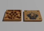 Personalized Dice Box Laser Cut Files - SVG PDF CDR for 4mm Materials