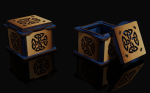 Wooden treasure box laser cut files